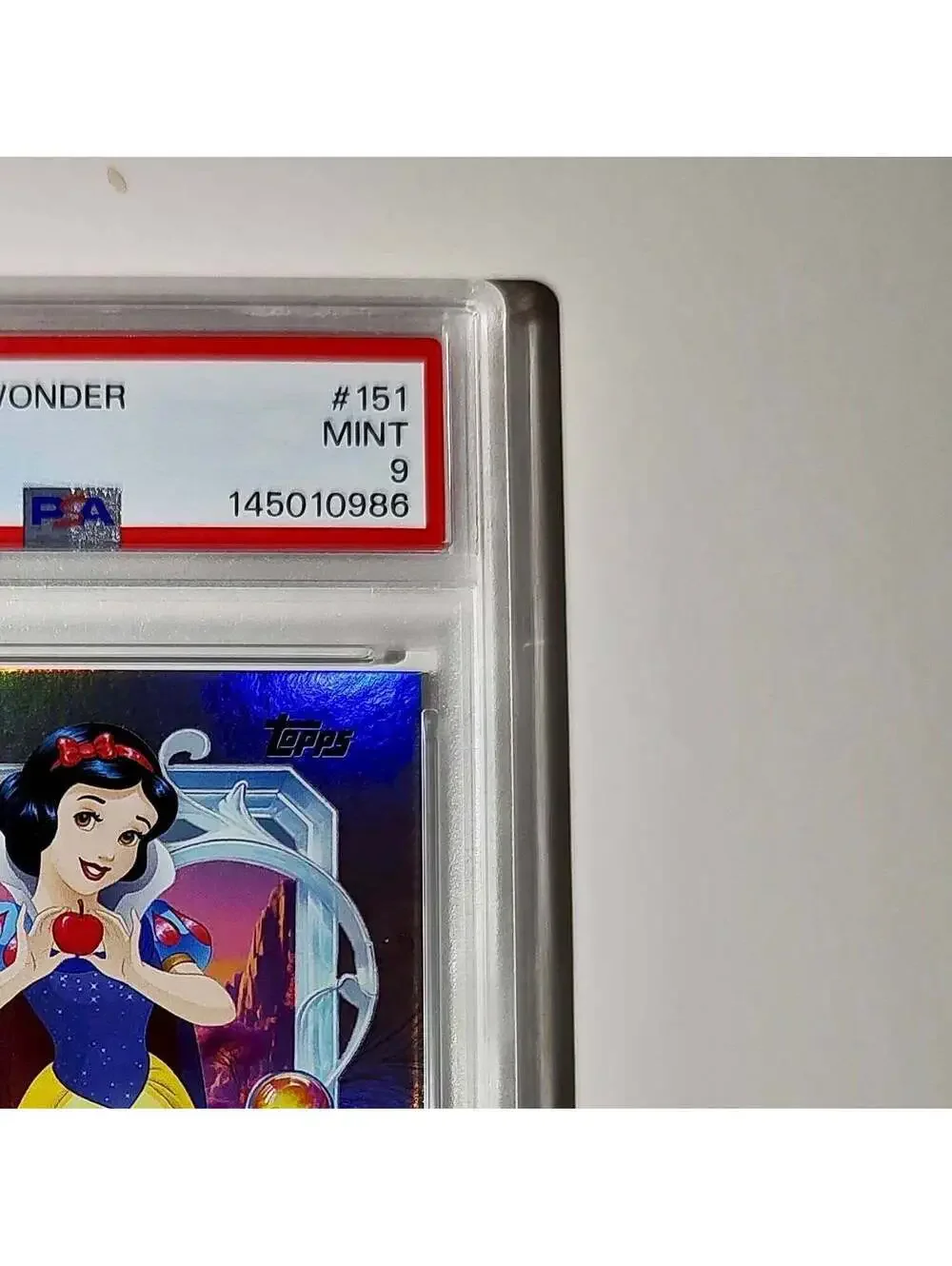 Snow White  2025 Topps Disney Cartoon Princess #151 Card PSA 9
